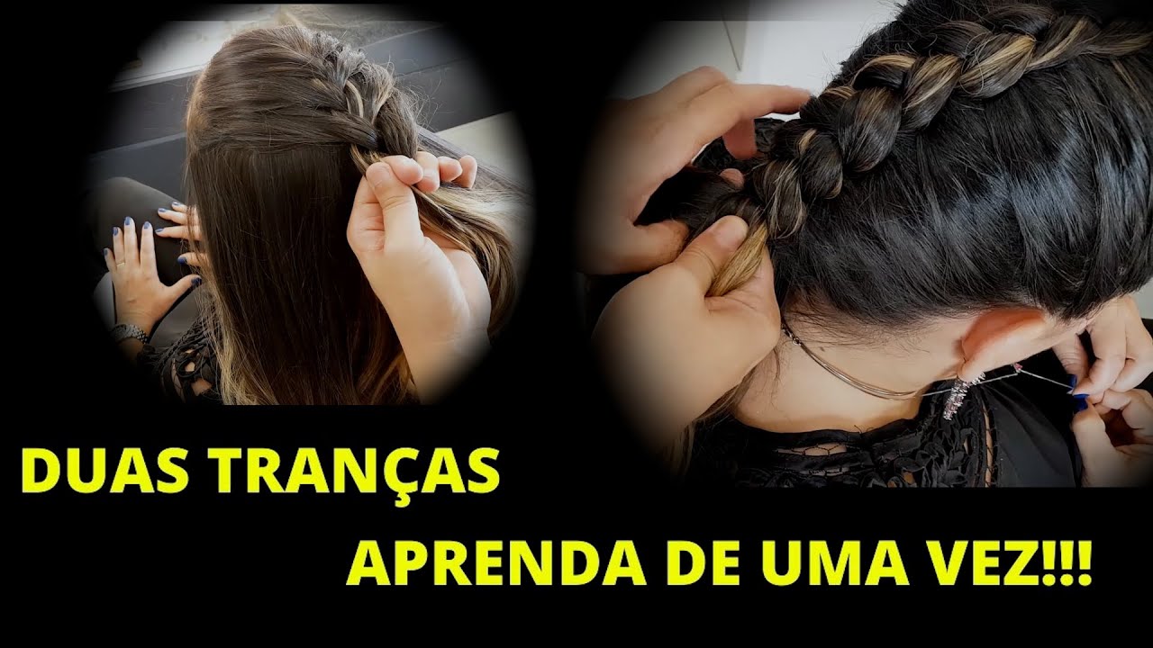 TRANÇA EMBUTIDA E EXPOSTA CURSO DE PENTEADOS GRÁTIS/AULA 5.