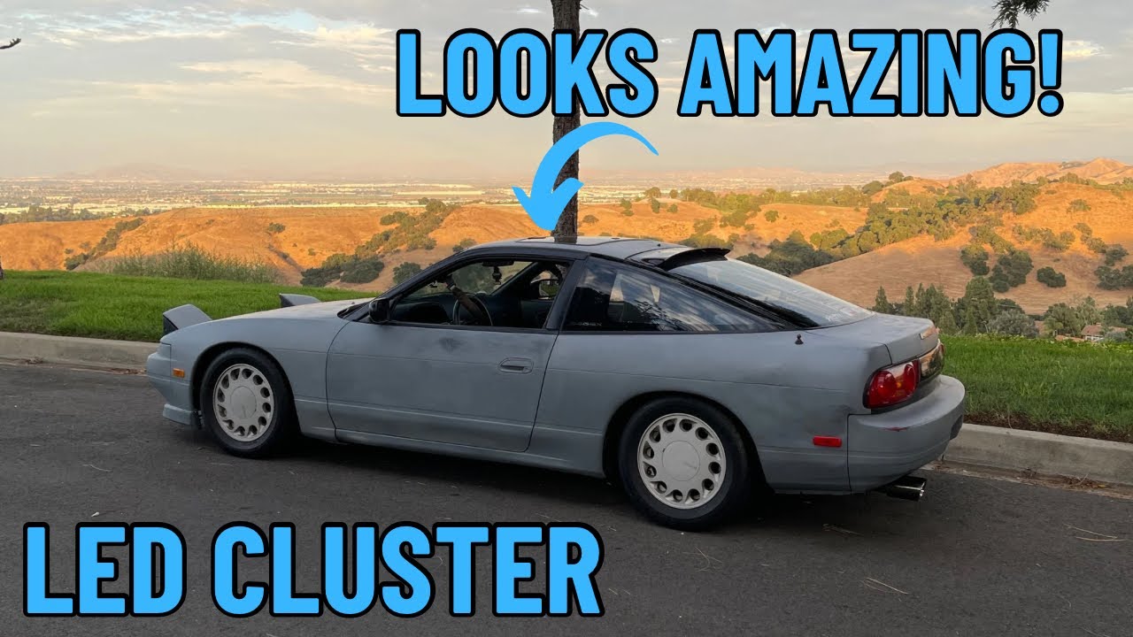 LED CLUSTER ON A NISSAN 240SX