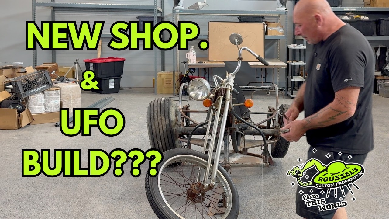 Представляем новинку! Ян Руссель (Full Custom Garage) планирует создать НЛО, способное эффектно в...