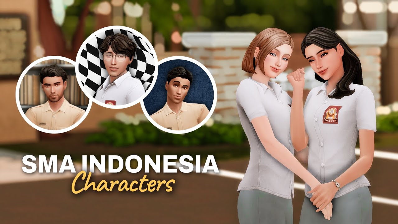 Sims Indonesia: Karakter Kampung Paguyuban (PART 1) | Sims 4 Indonesia Characters
