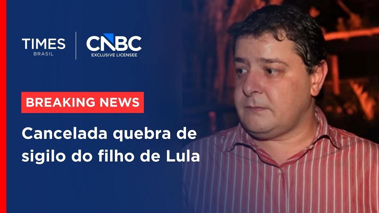 Flávio Dino suspende quebra de sigilo do filho do presidente Lula | BREAKING NEWS