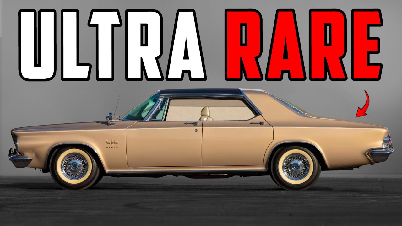 8 RAREST Sedans Of The 1960s!