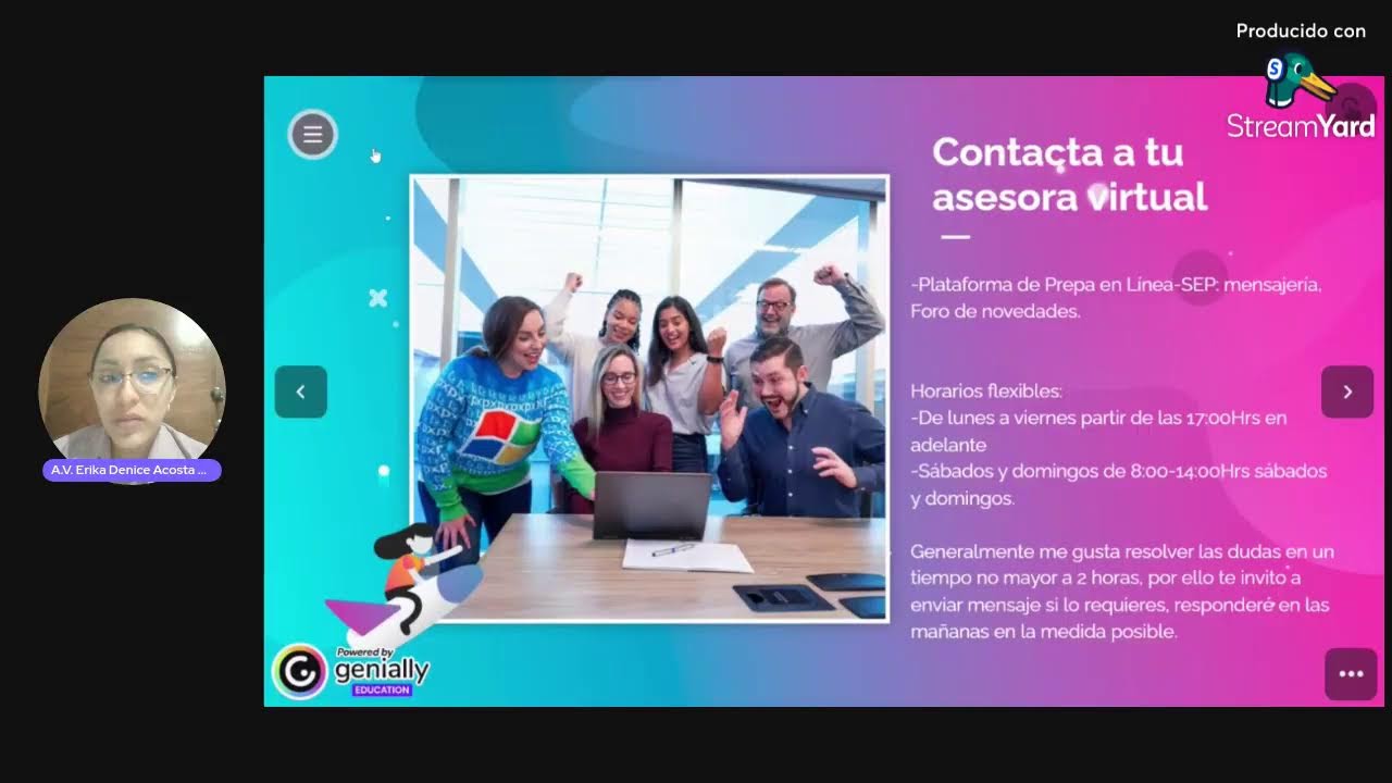 1° Espacio abierto de aprendizaje con tu Asesora Virtual_Semana 1