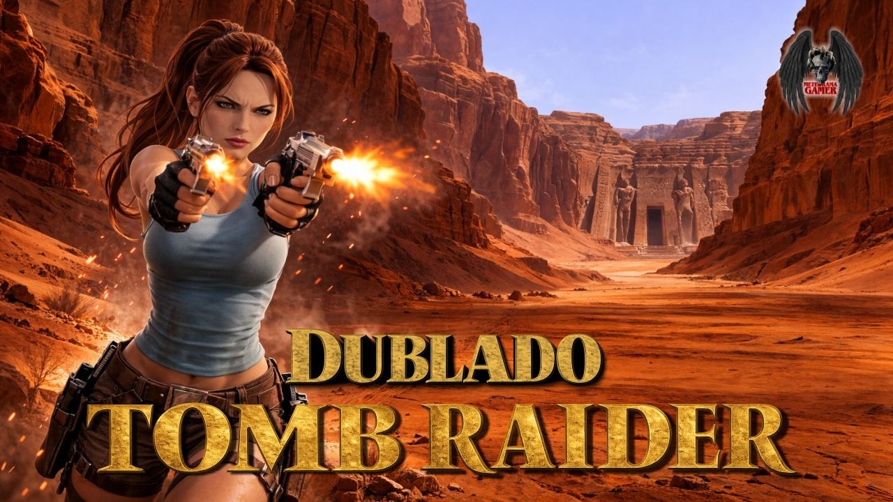 Lara Croft no Egito! Cidade de Khamoon PS1! #tombraider #ps1 #meteoramagamer