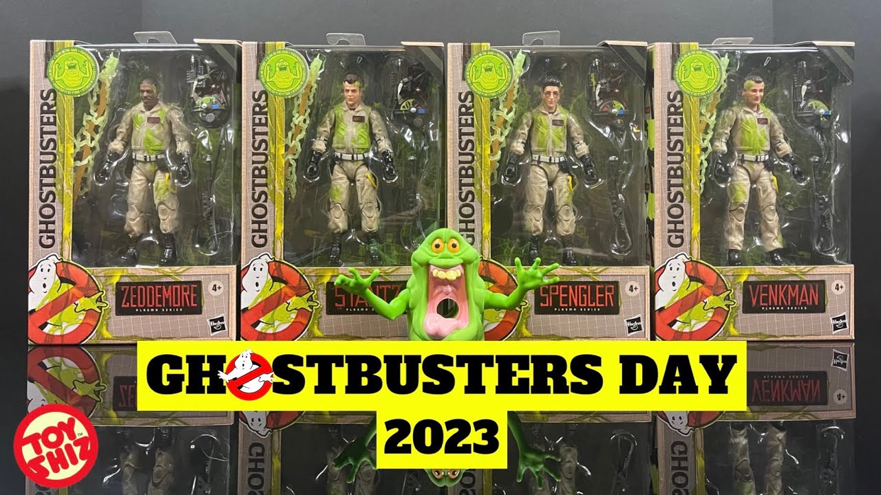 С ДНЁМ ОХОТНИКОВ ЗА ПРИВИДЕНИЯМИ 2023 | СЕРИЯ SLIMED GITD PLASMA | Hasbro