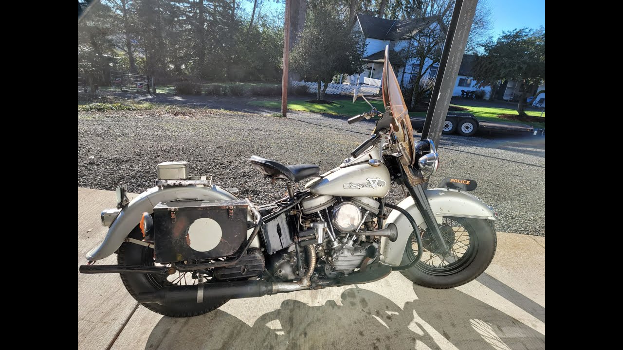 Hunting Harleys 1955 FLE Police special