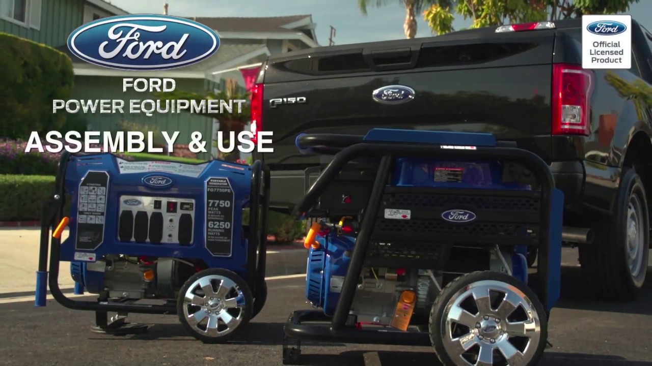 Ford Generators Assembly & Use