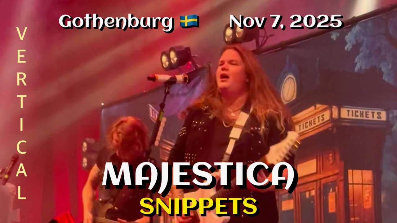 Majestica - Snippets @Trädgår'n, Gothenburg, Sweden 🇸🇪 November 7, 2025 LIVE