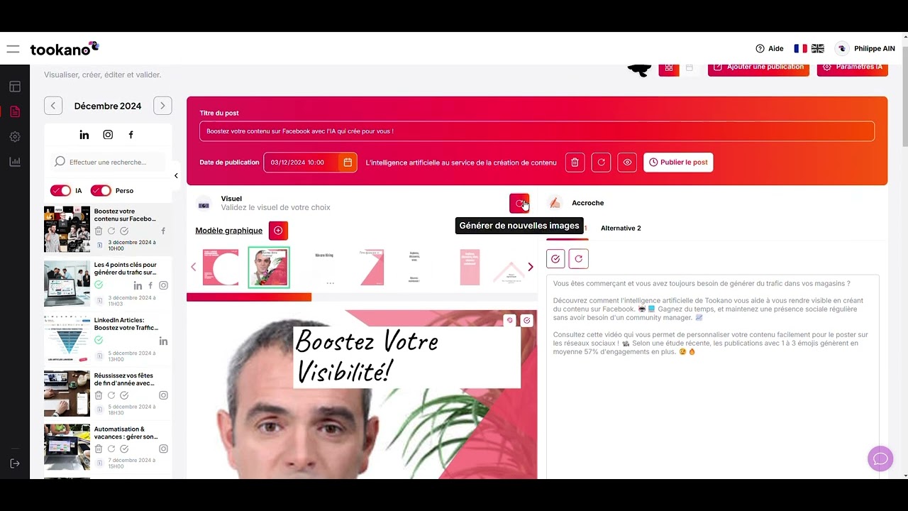 Comment supprimer un post de son planning