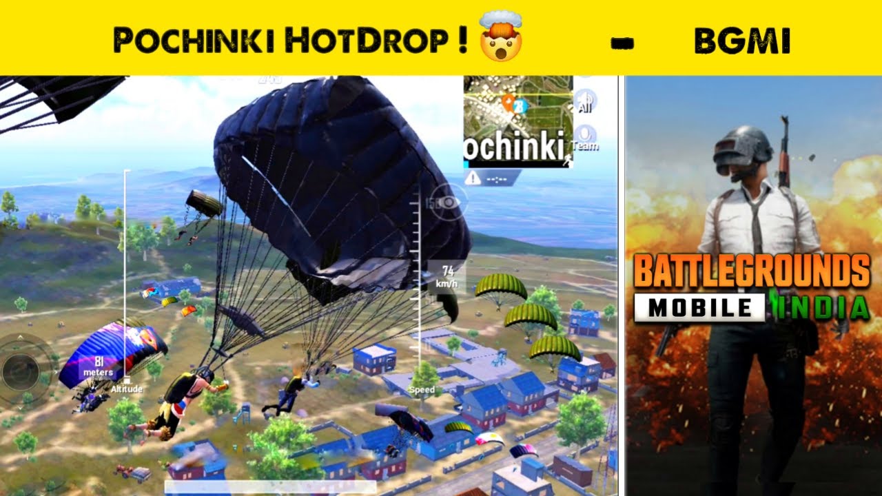 Pochinki HotDrop in BGMI |  BATTLEGROUNDS MOBILE INDIA GAMEPLAY - LION x GAMING