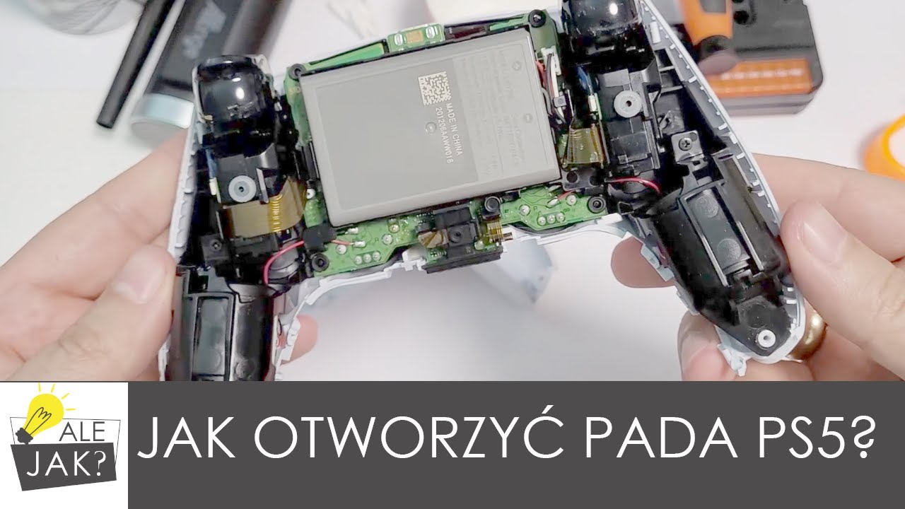 Jak otworzyć pada PS5? (model CFI-ZCT1W) | alejaktozrobic