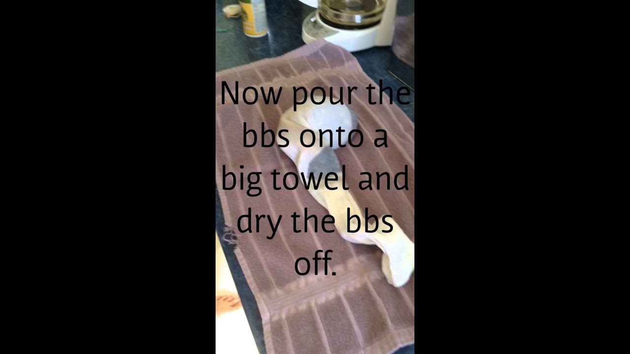How To Clean Airsoft bbs