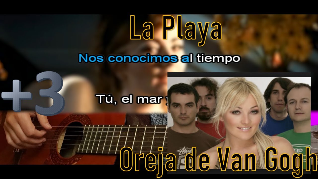 (+3) La playa - Karaoke - La Oreja de Van Gogh (Hombre)