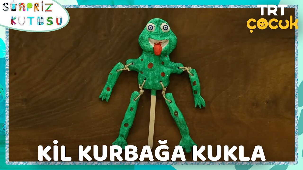 Sürpriz Kutusu - Kil Kurbağa Kukla