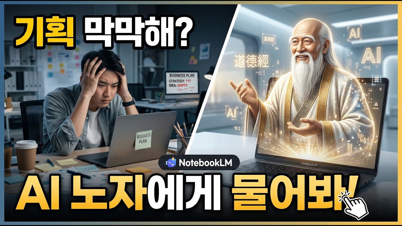 2500년전 노자 지혜를 내 AI 멘토로 만드는 법 | NotebookLM 실전