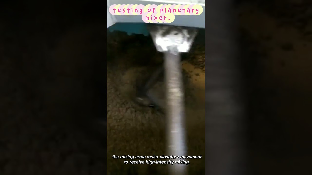 Planetary Mixer Working Video