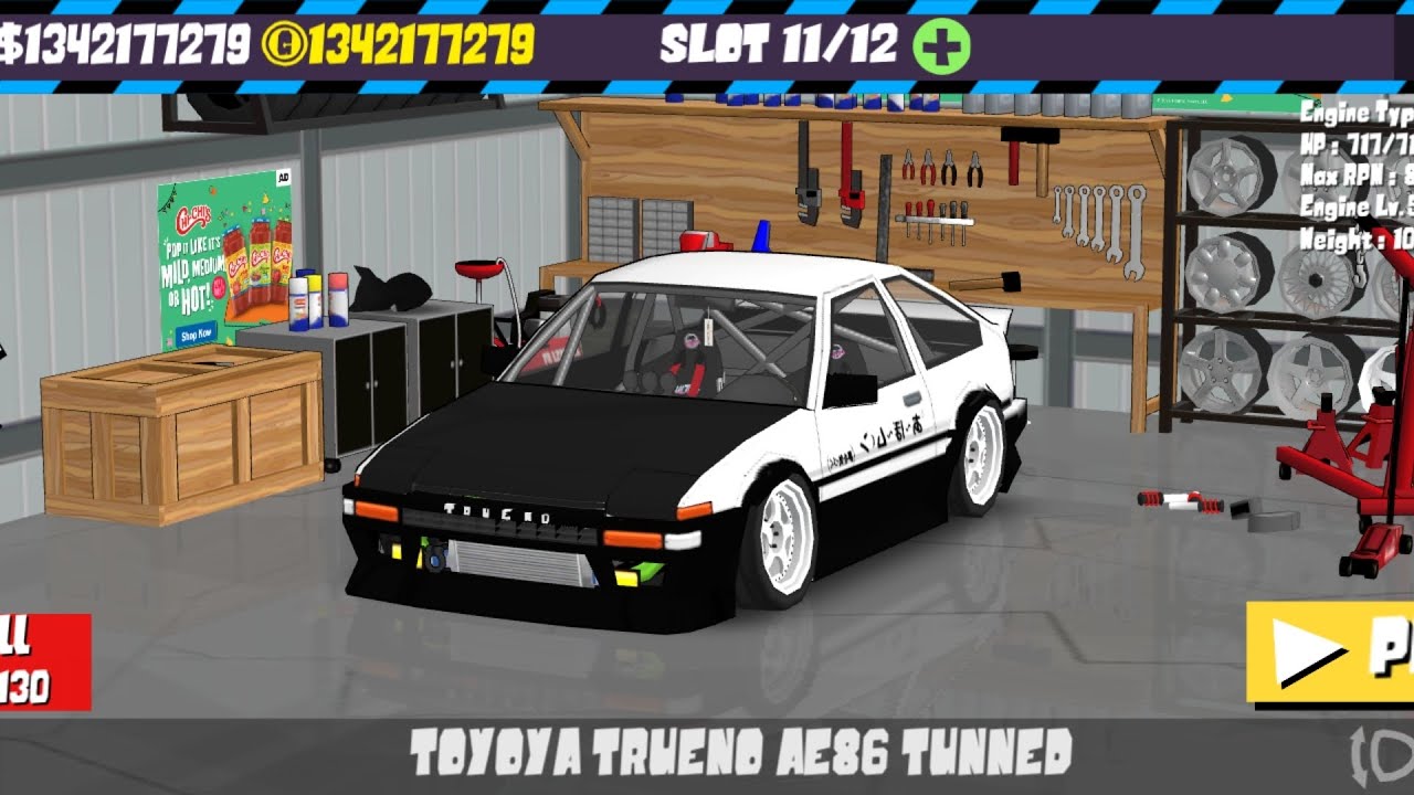 Toyota Trueno AE86 tutorial build (livery code in drifting video)