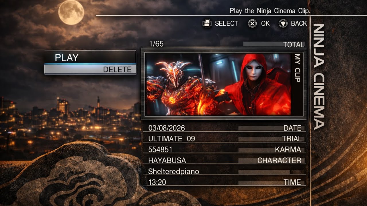 NINJA GAIDEN 3: Razor’s edge Ultimate Trial 9 (DS) MASTER COLLECTION 