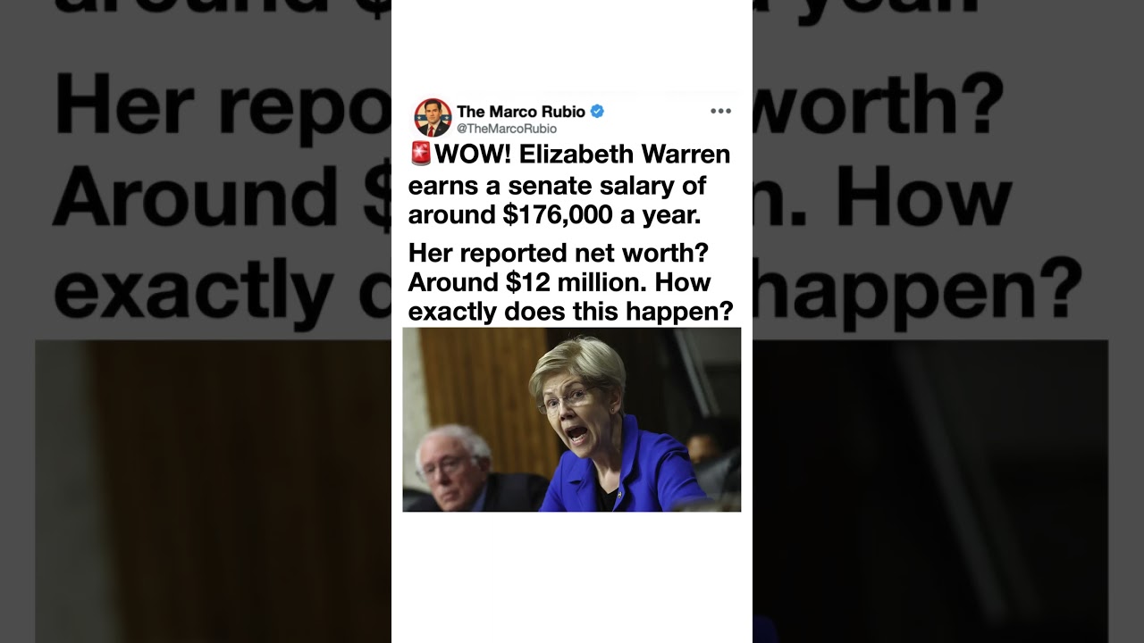 Elizabeth Warren Net Worth Debate 🤔