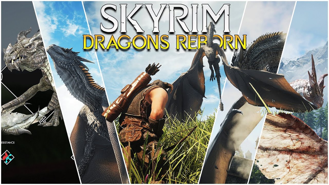 ESSENTIAL Skyrim Mods to Completely Remaster Dragons in 2024