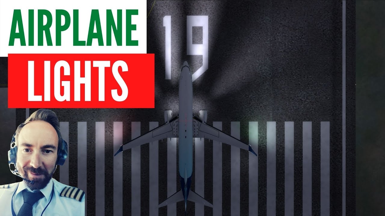 Airplane Lights Explained - Navigation Light VS Anti-Collision Lights.