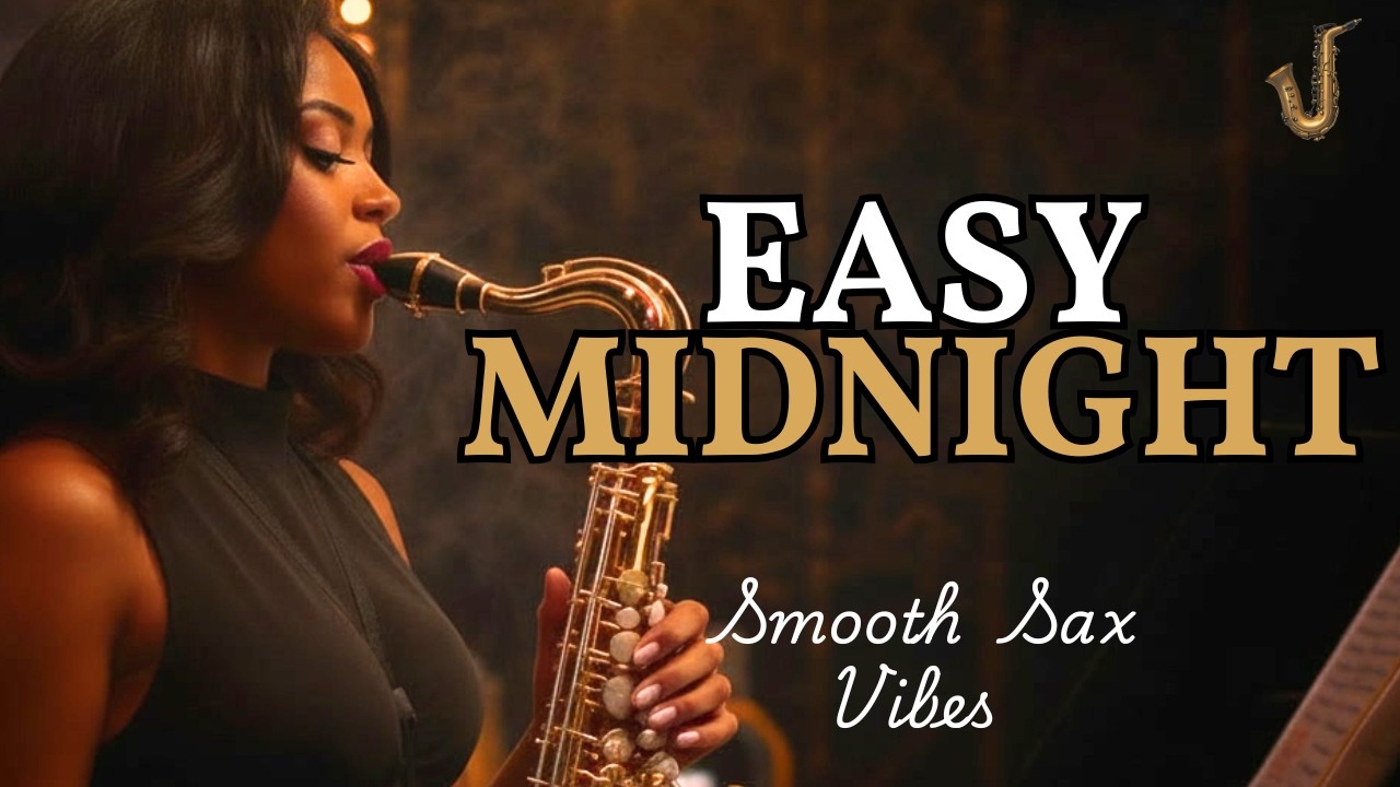 Midnight Lounge Jazz Music 🌙 Smooth Sax & Relaxing After Dark Mood for Easy Nights & Effortless Calm