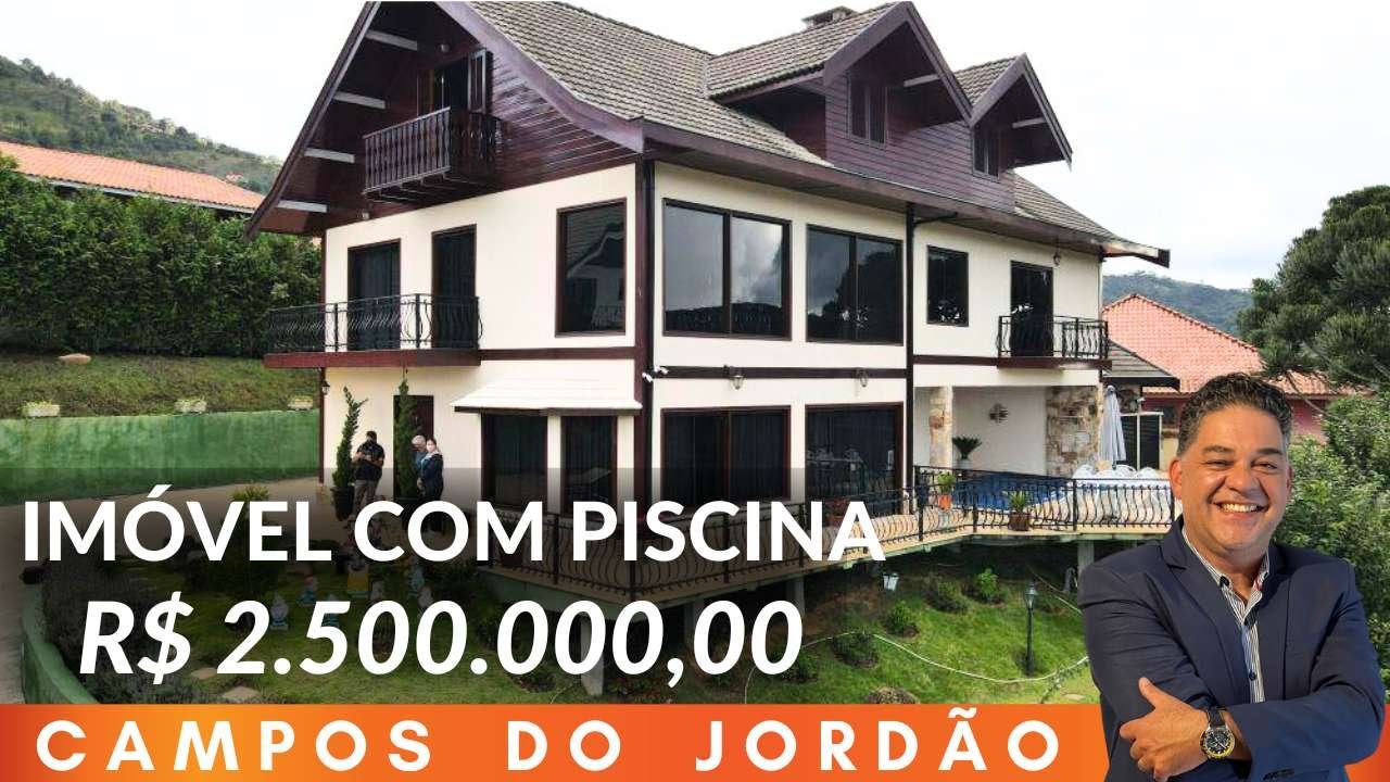 🍁 CASA COM PISCINA EM CAMPOS DO JORDÃO - R$ 2.500.000,00