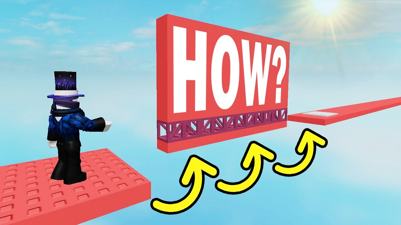 HOW are people doing these Obby jumps? (Roblox)