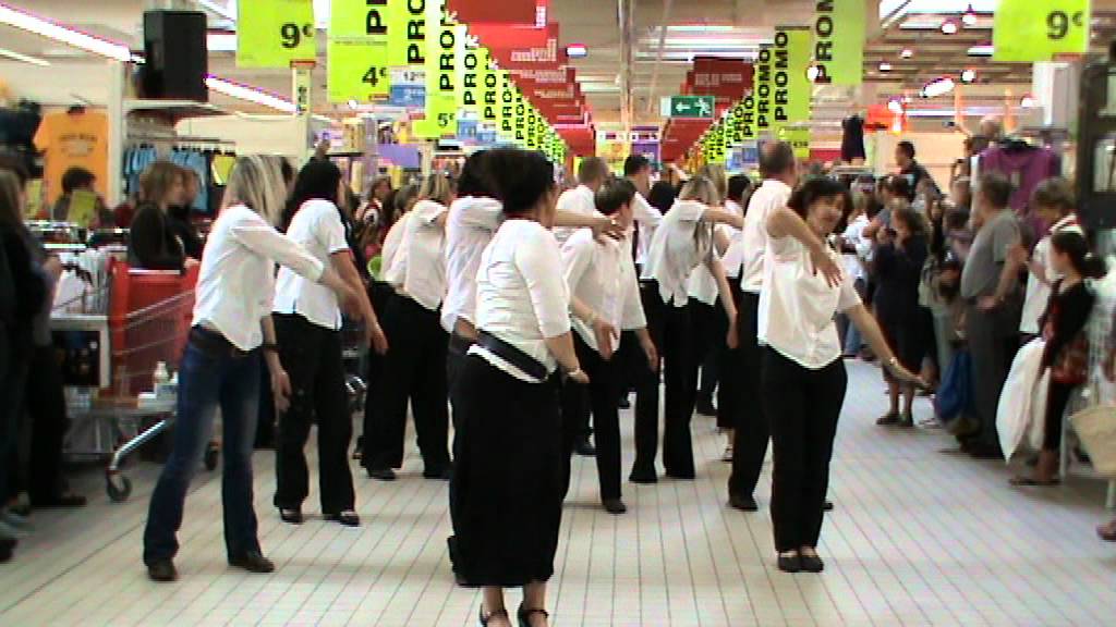Flashmob Auchan Cherbourg