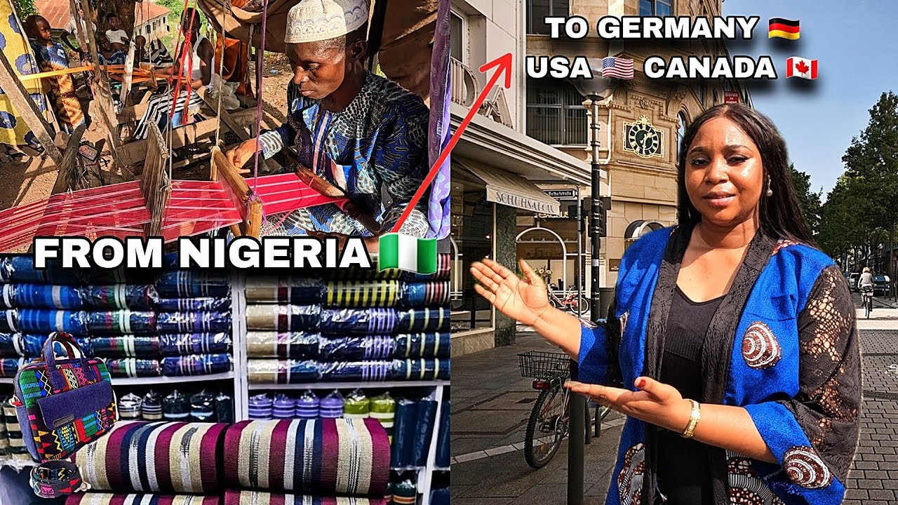 INSIDE NIGERIA'S HIDDEN TEXTILE TOWN : HOW THEY MAKE AFRICAN FABRICS & TURN THEM INTO GLOBAL EXPORTS