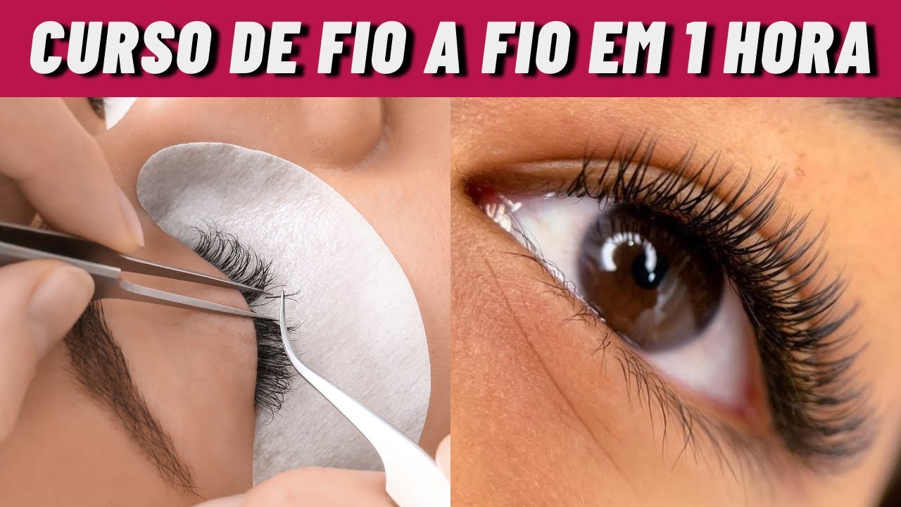 ✅EXTENSÃO DE CILIOS FIO A FIO PASSO A PASSO | Mini Curso Completo para Iniciantes
