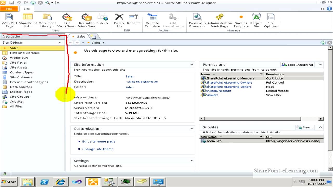Introduction to SharePoint Designer 2010