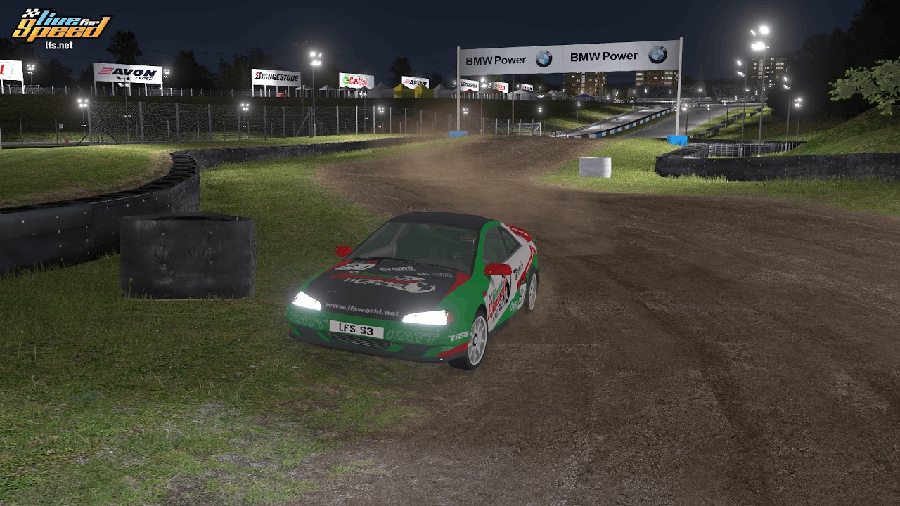 Live for Speed S3 0.8 Cars #7.1 - FXO TURBO (FXO) Rallycross on Blackwood Rallycross
