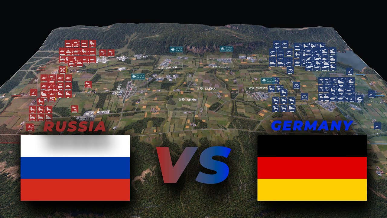 80.000 RUSSIAN ARMY vs 85.000 GERMAN ARMY | WARNO