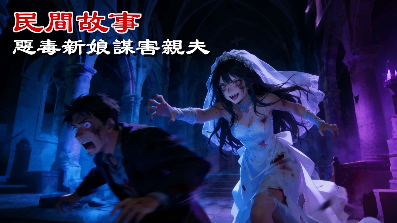 民間故事：惡毒新娘謀害親夫...#奇聞異事 #動漫 #民間故事