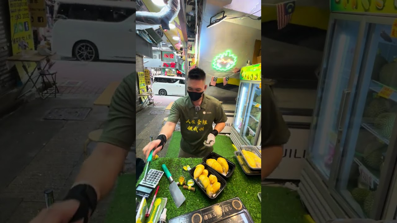 連開5粒榴槤 ：黑刺王，貓山王，坤玉王