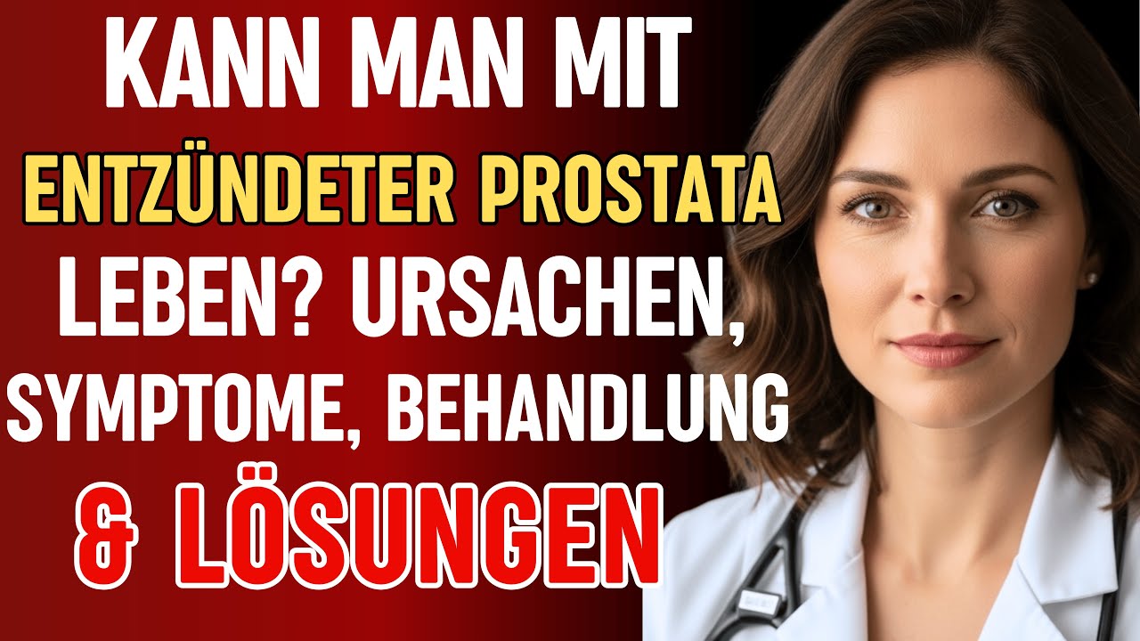 Kann man mit entzündeter Prostata leben? | Urologin Dr. Amelie Krüger erklärt