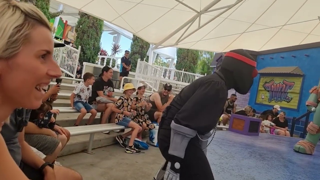 Ninja turtles at Sea World 2022