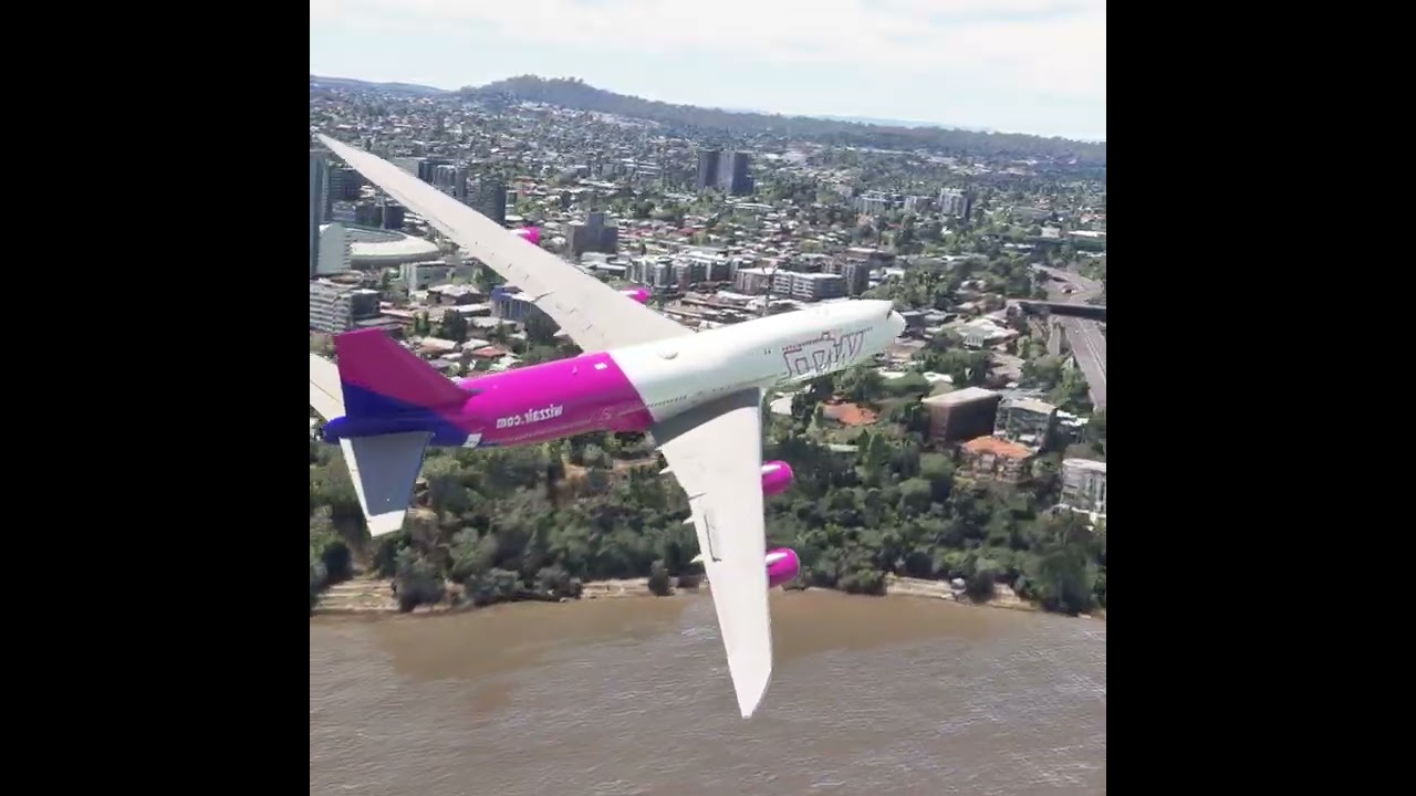 Impossible Landing!!! Amazing View before the Plane Landing eps.545