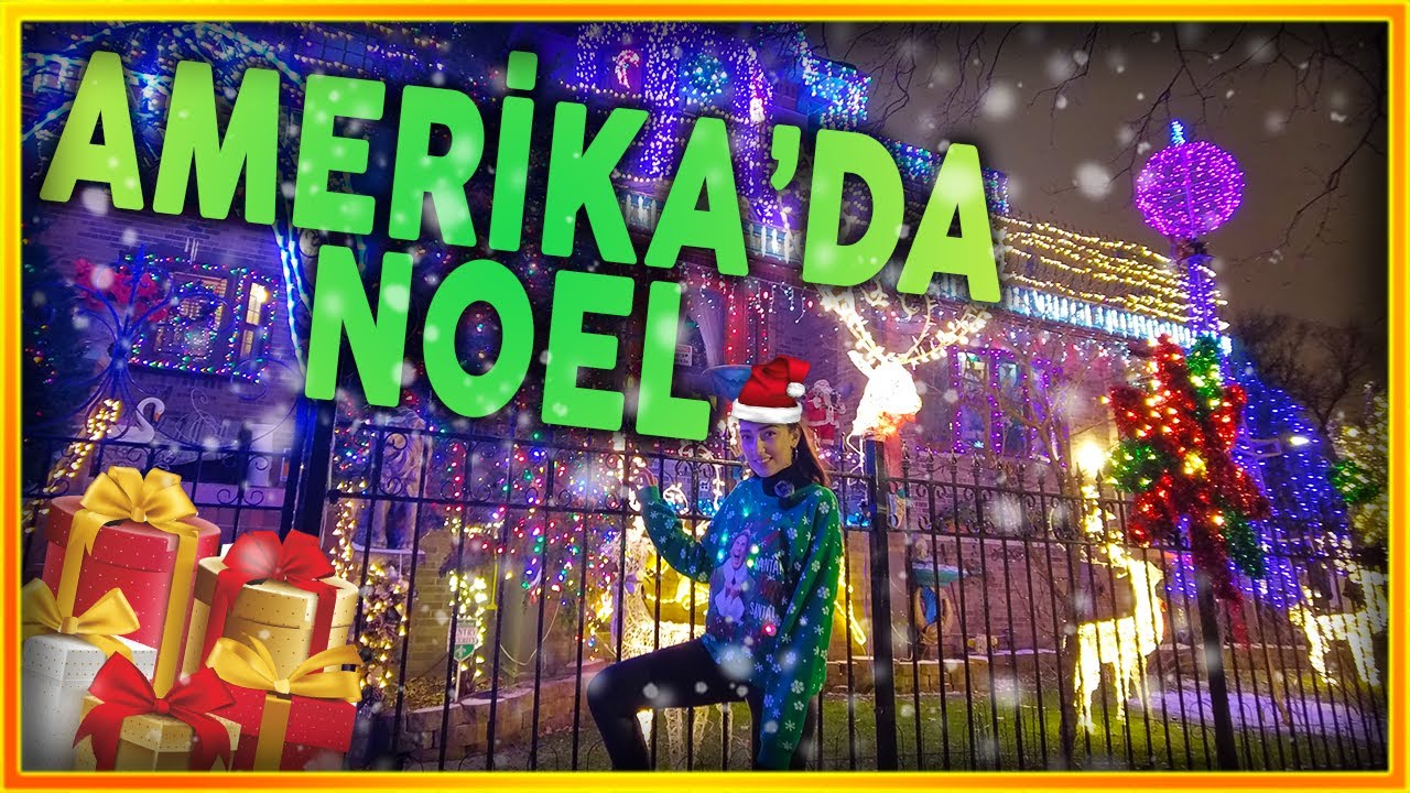 HER YER IŞIL IŞIL ! Amerika'da Christmas/Yeni Yıl