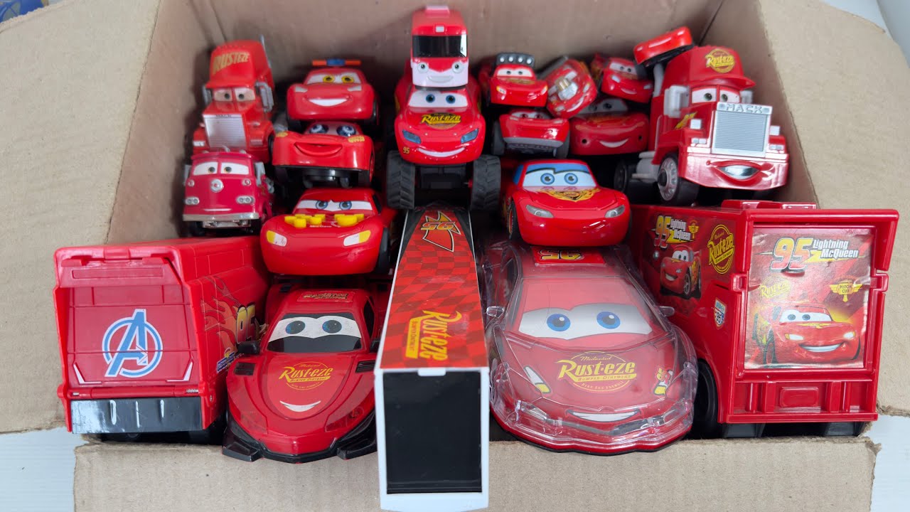 Disney Pixar Cars Lot Review and Unboxing | Full Lightning Mcqueen Bubble RC | ASMR Collection Cars