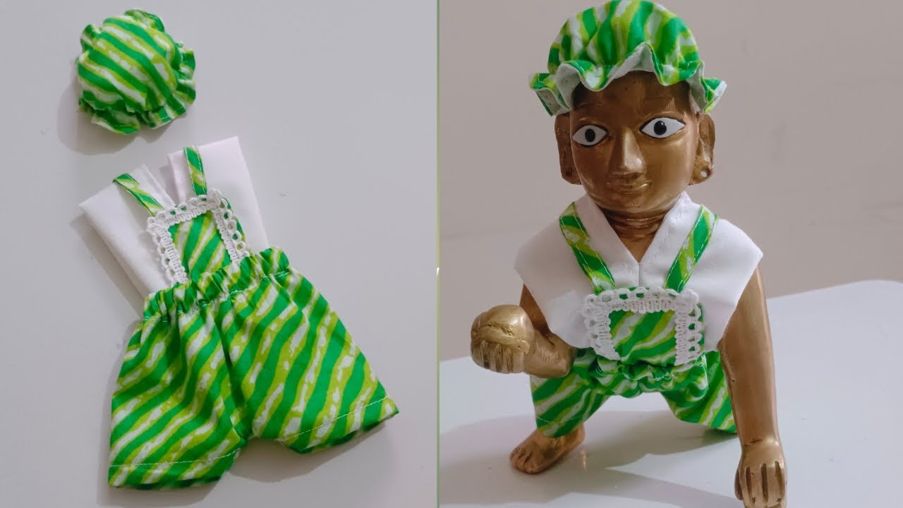 (8,9 No) Jumpsuit For Laddu Gopal Ji/Laddu Gopal Ki Dress/Kanhaji Ki Dress/Summer Dress For Laddu ji