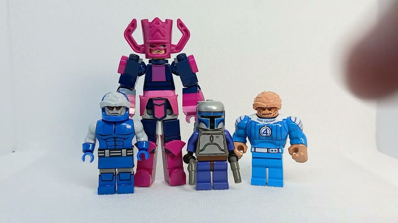 Custom Lego Mid-Figs Part 6: The Thing/Ben Grimm, Galactus, Darkseid)