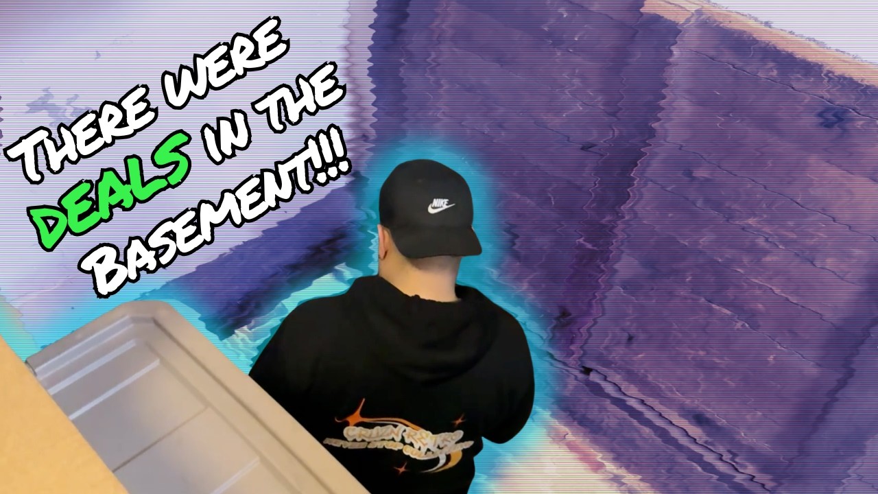 Secret Basement Tour at D&E Collectibles! | He had these toys JUST SITTING there!