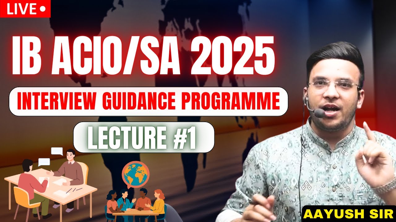 Demo Class | IB ACIO Interview Guidance Program | Vyasa IAS
