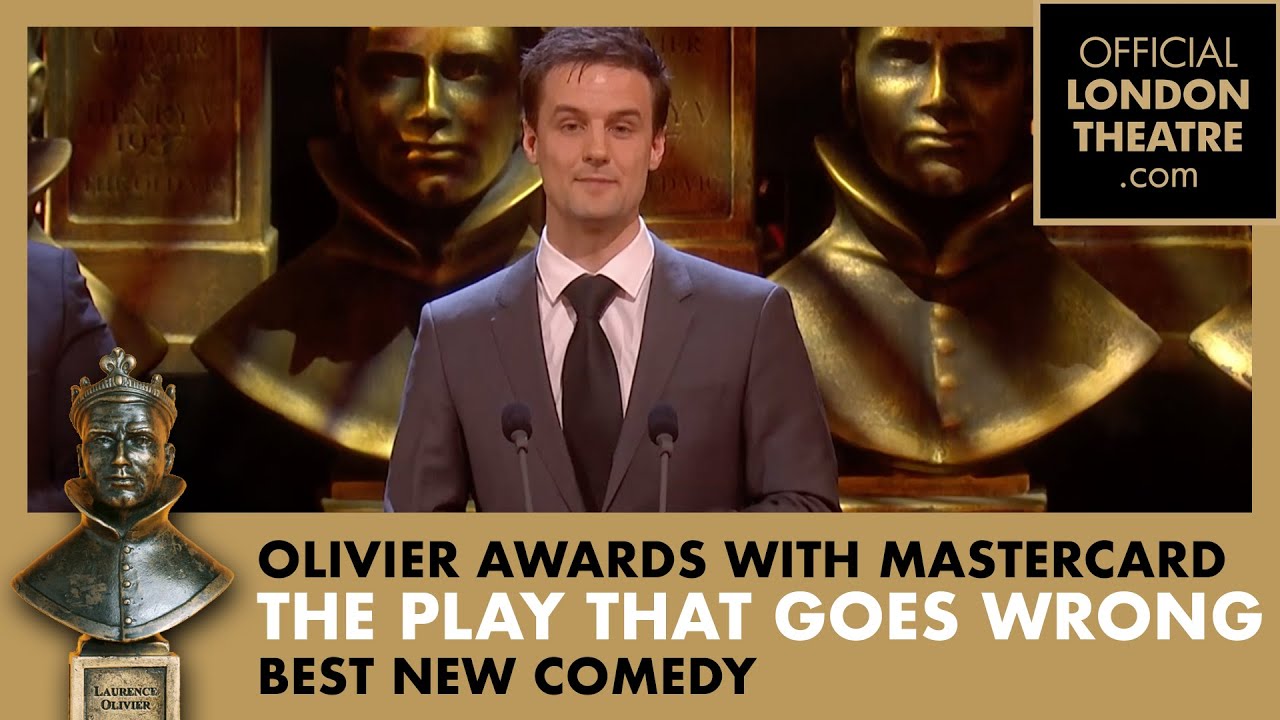 The Play That Goes Wrong wins Best New Comedy | Olivier Awards 2015 with Mastercard