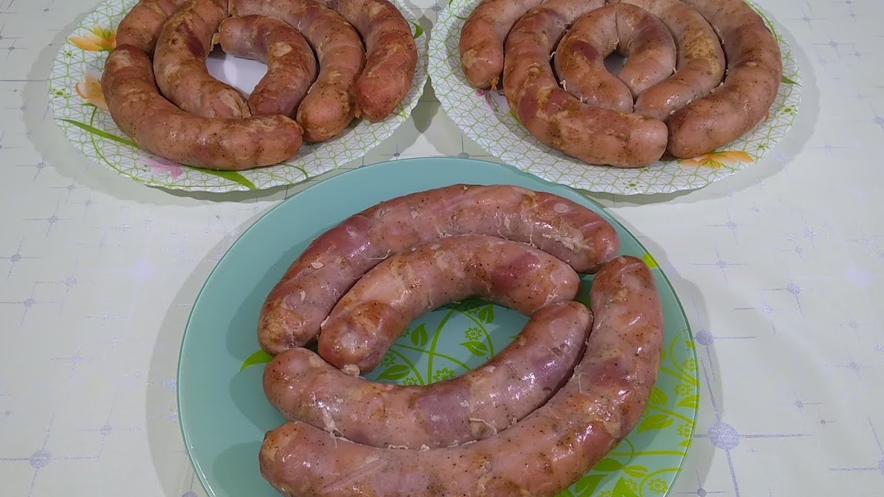 Колбаса домашняя, ветчинная. Простой и быстрый результат!