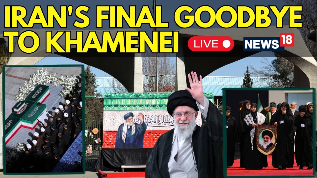 LIVE FOOTAGE: Iran Bids Final Farewell to Ayatollah Ali Khamenei in Mashhad's Imam Reza Shrine