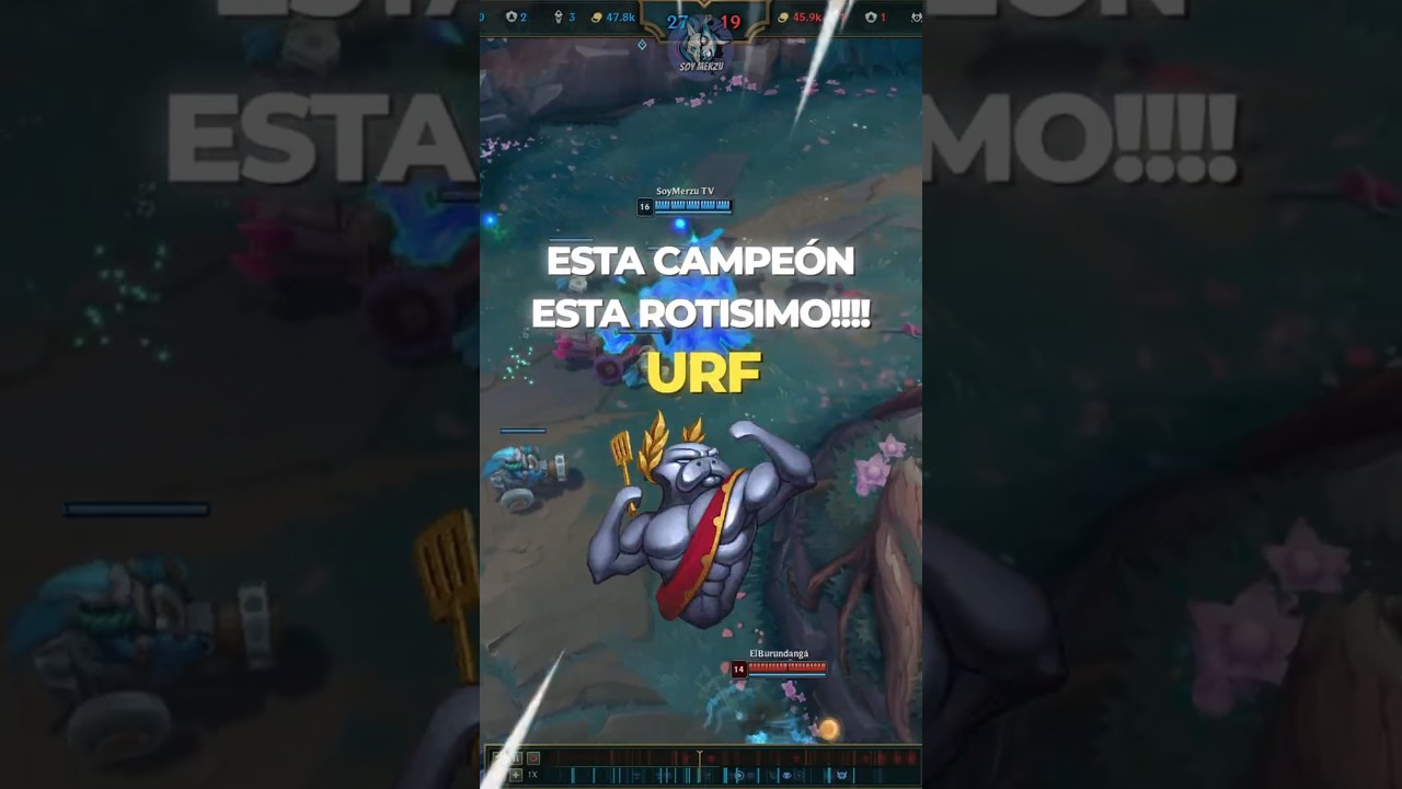 Campeones rotos en URF #leagueoflegends #merzu