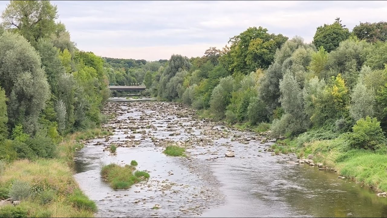 AUGSBURG / WERTACH RIVER / BAVARIA, GERMANY/ АУГСБУРГ/ РЕКА ВЕРТАХ / БАВАРИЯ, ГЕРМАНИЯ / DEUTSCHLAND
